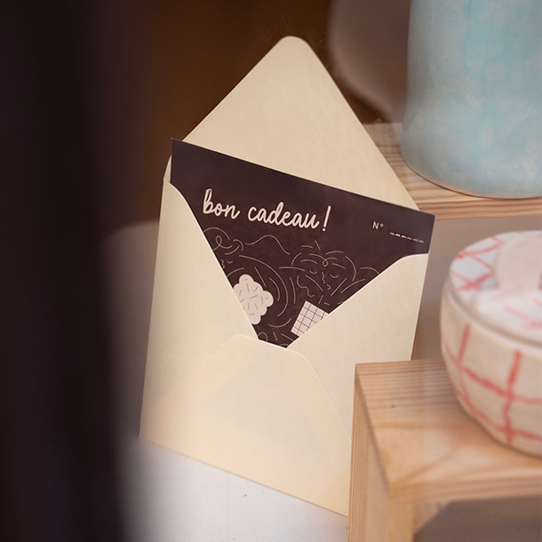 Cartes cadeaux Manitas Café Céramique et L'atelier - peinture sur céramique et ateliers de poterie à Lyon